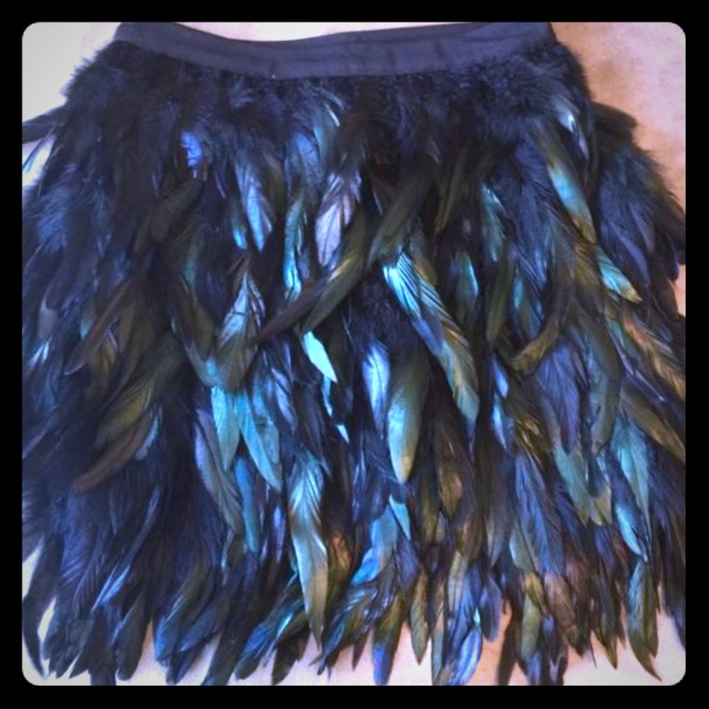 NEW Sugar Lips Feather Skirt